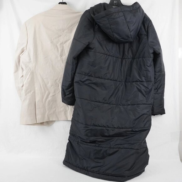 Holloway Womens Cold Secure Long Puffer Hooded Jacket Coat in Black NWOT Size M - Picture 2 of 6